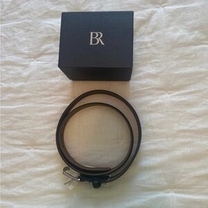 Men’s Banana Republic Very Dark Brown Leather Belt